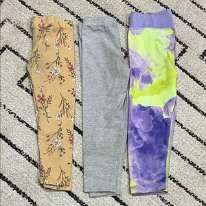 Girls leggings bundle Carter’s and Nike